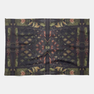 Tropical Latticework Kitchen Towel