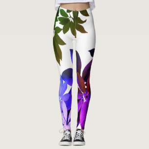 Tropical Leaes Art Leggings