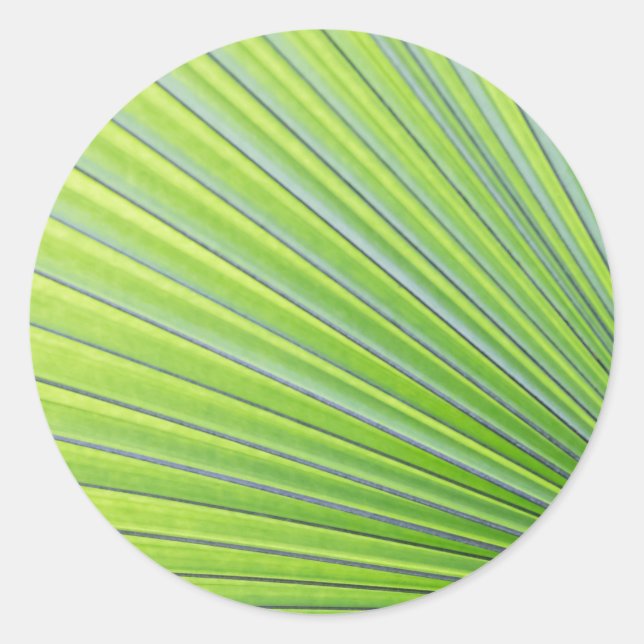 Tropical Leaf Envelope Seal Stickers (Front)