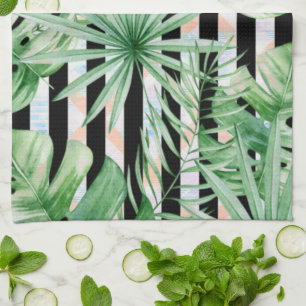 Tropical Leaf Kitchen Towel