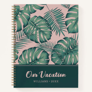 Tropical Leaf Pattern   Our Vacation Notebook