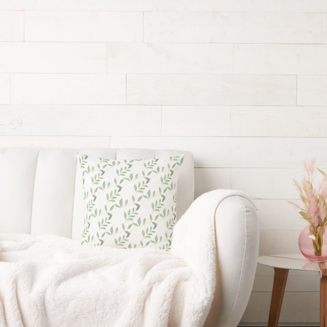 TROPICAL LEAF PILLOW  (Couch)