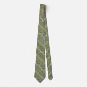 Tropical Leaf Stripes Tie