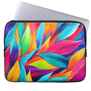 Tropical Leaf Tapestry Painting Laptop Sleeve