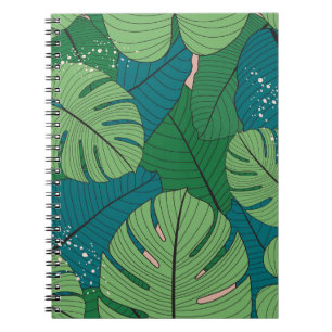 Tropical Leaf Tapestry: Vintage Verdure Notebook