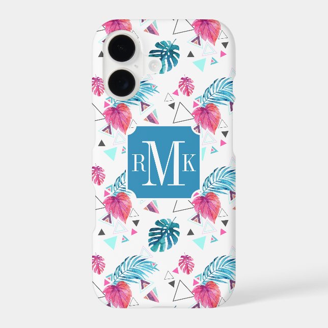 Tropical Leaf Triangle Pattern (Back)