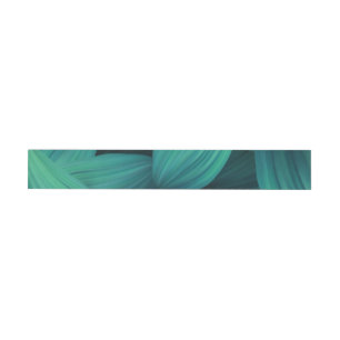 Tropical Leaves 11 Wrap Around Label