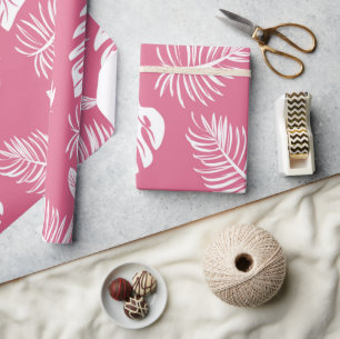 Tropical leaves 17 wrapping paper