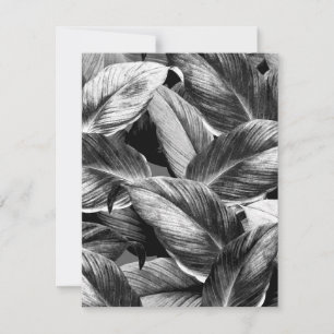 Tropical Leaves 8 Card