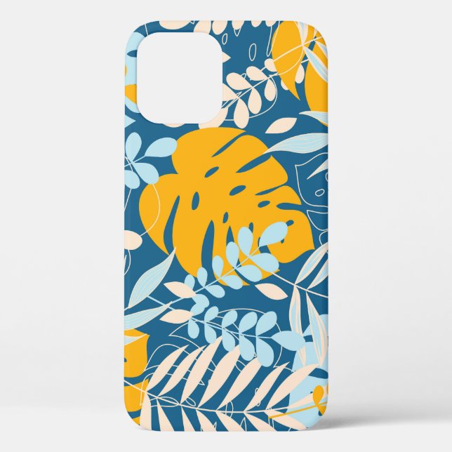 Tropical Leaves: Abstract Jungle Case-Mate iPhone Case (Back)