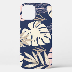 Tropical Leaves: Abstract Jungle Print iPhone 12 Case