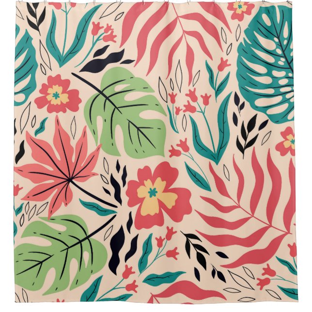 Tropical Leaves and Flowers: Vintage Fusion (Front)