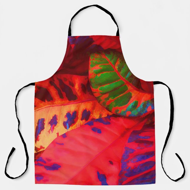 Tropical Leaves Apron (Front)