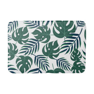 Tropical Leaves Bath Mat