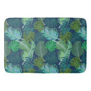 Tropical Leaves Bath Mat