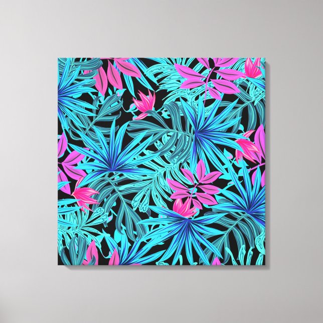 Tropical Leaves Canvas Print (Front)