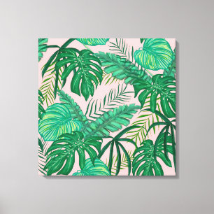 Tropical Leaves Canvas Print