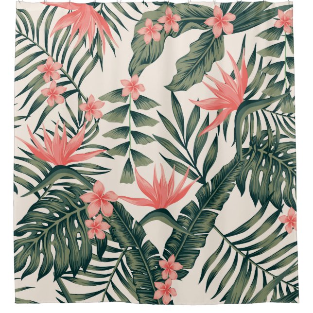 Tropical leaves, cheerful beach wallpaper. (Front)