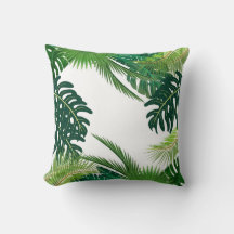 Tropical Leaves Cushion