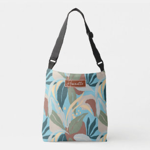 Tropical Leaves Customizable Tote Bag