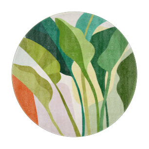 Tropical Leaves Cutting Board