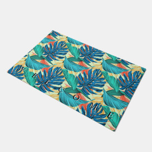 Tropical Leaves Doormat