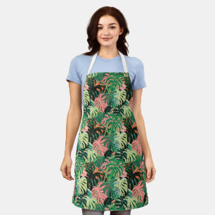Tropical Leaves Extravaganza Apron