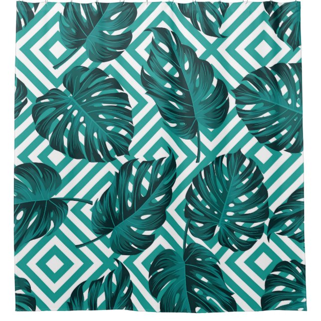 Tropical Leaves: Floral Seamless Pattern. (Front)