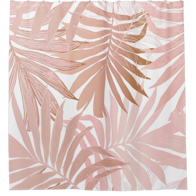 Tropical leaves: glossy gradient pattern. (Front)
