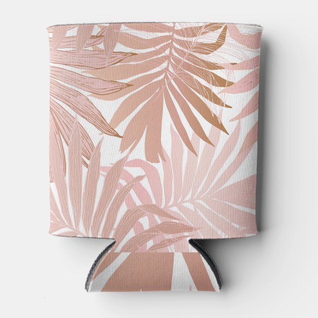 Tropical leaves: glossy gradient pattern. can cooler (Front)