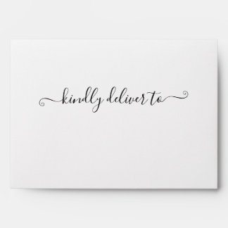 Tropical Leaves Kindly Deliver To Envelope