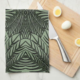 Tropical Leaves Kitchen Towel