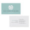 Tropical Leaves Logo on Aqua for Vacation Rental