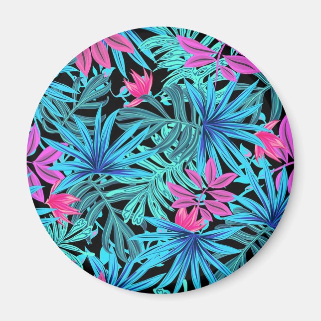 Tropical Leaves Magnet (Front)