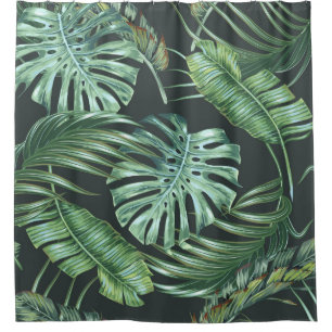 Tropical leaves, monstera, banana leaf, jungle fol