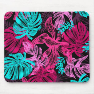 Tropical Leaves Mouse Pad