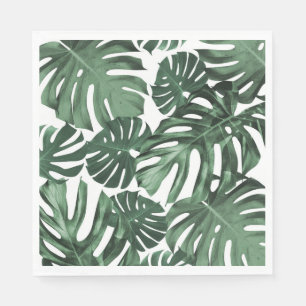 Tropical Leaves Party Napkin