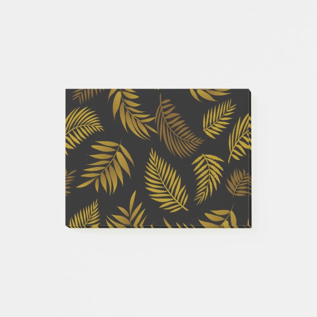Tropical Leaves Pattern 14 Post-it Notes (Front)