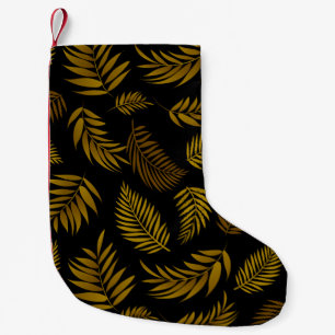 Tropical Leaves Pattern 14 Small Christmas Stocking