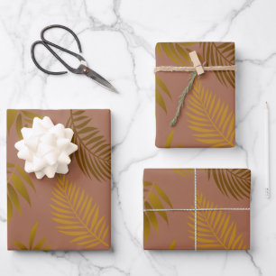 Tropical Leaves Pattern 15 Wrapping Paper Sheet