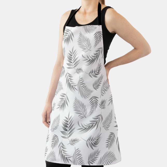 Tropical Leaves Pattern 3 Apron (Insitu)
