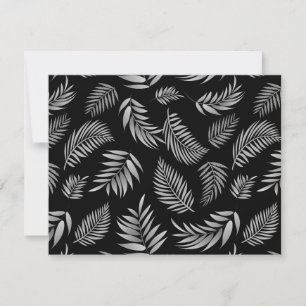 Tropical Leaves Pattern 4 Card