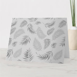 Tropical Leaves Pattern 5 Thank You Card