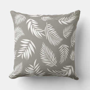 Tropical Leaves Pattern 9 Throw Pillow
