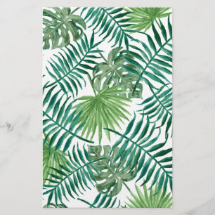 Tropical Leaves pattern Stationery