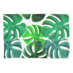 Tropical Leaves Pillow Case