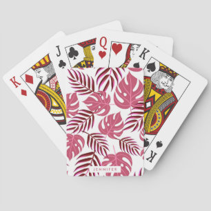 Tropical Leaves Playing Cards