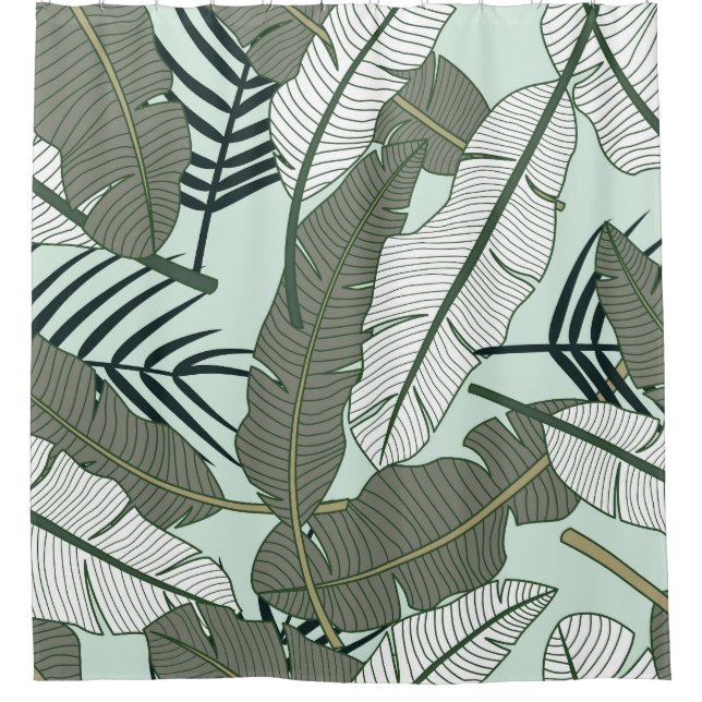 Tropical Leaves: Seamless Nature Pattern. (Front)