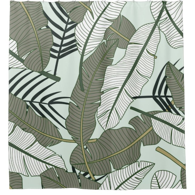 Tropical leaves seamless pattern  (Front)