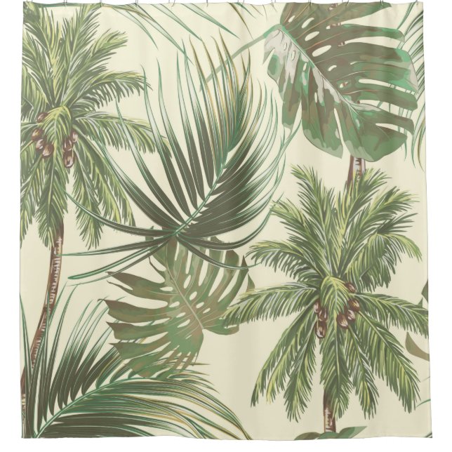 Tropical leaves seamless pattern (Front)